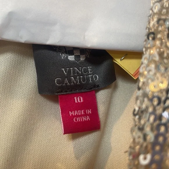 Vince Camuto Silver Sequin Jumpsuit - Picture 3 of 7